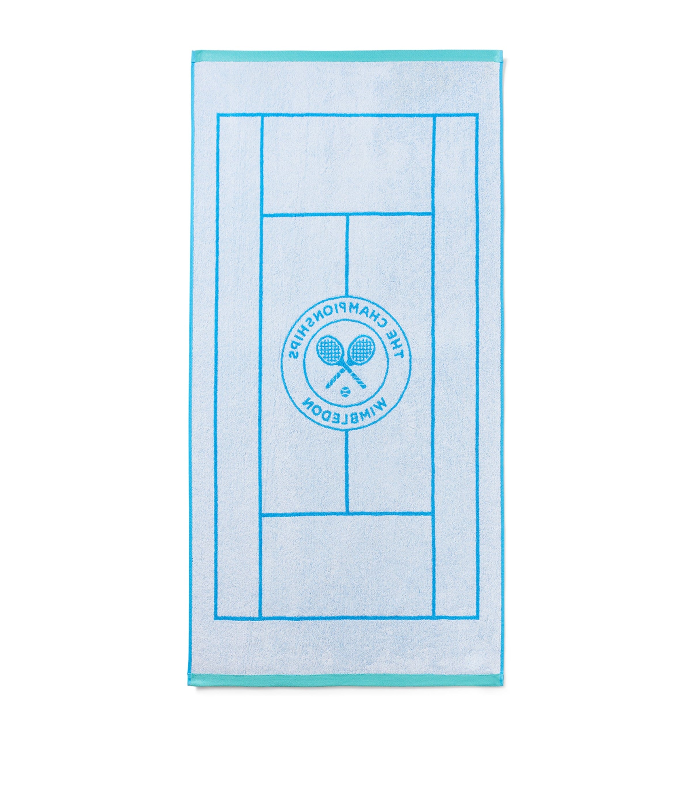 Christy Wimbledon Tennis Court bath towel 70cm x 133cm - British product