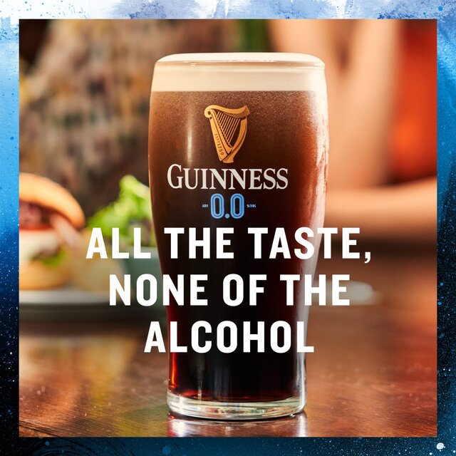 Guinness Draught 0.0% Alcohol Free Stout    4 x 440ml - McGrocer