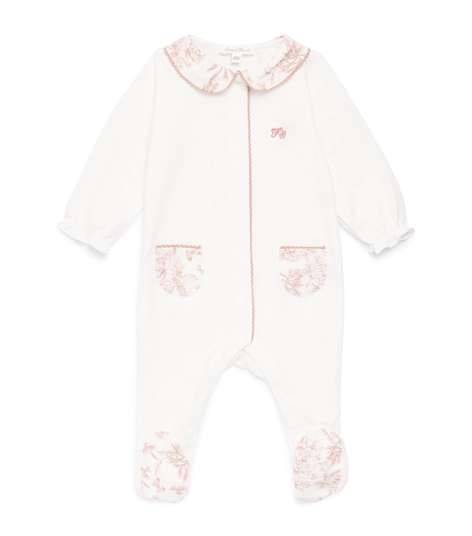 Tartine et Chocolat cotton embroidered all-in-one 0-24 months (British brand)