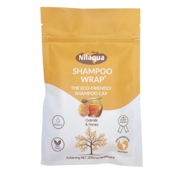 Nilaqua shampoo wrap oat milk honey, imported from the UK