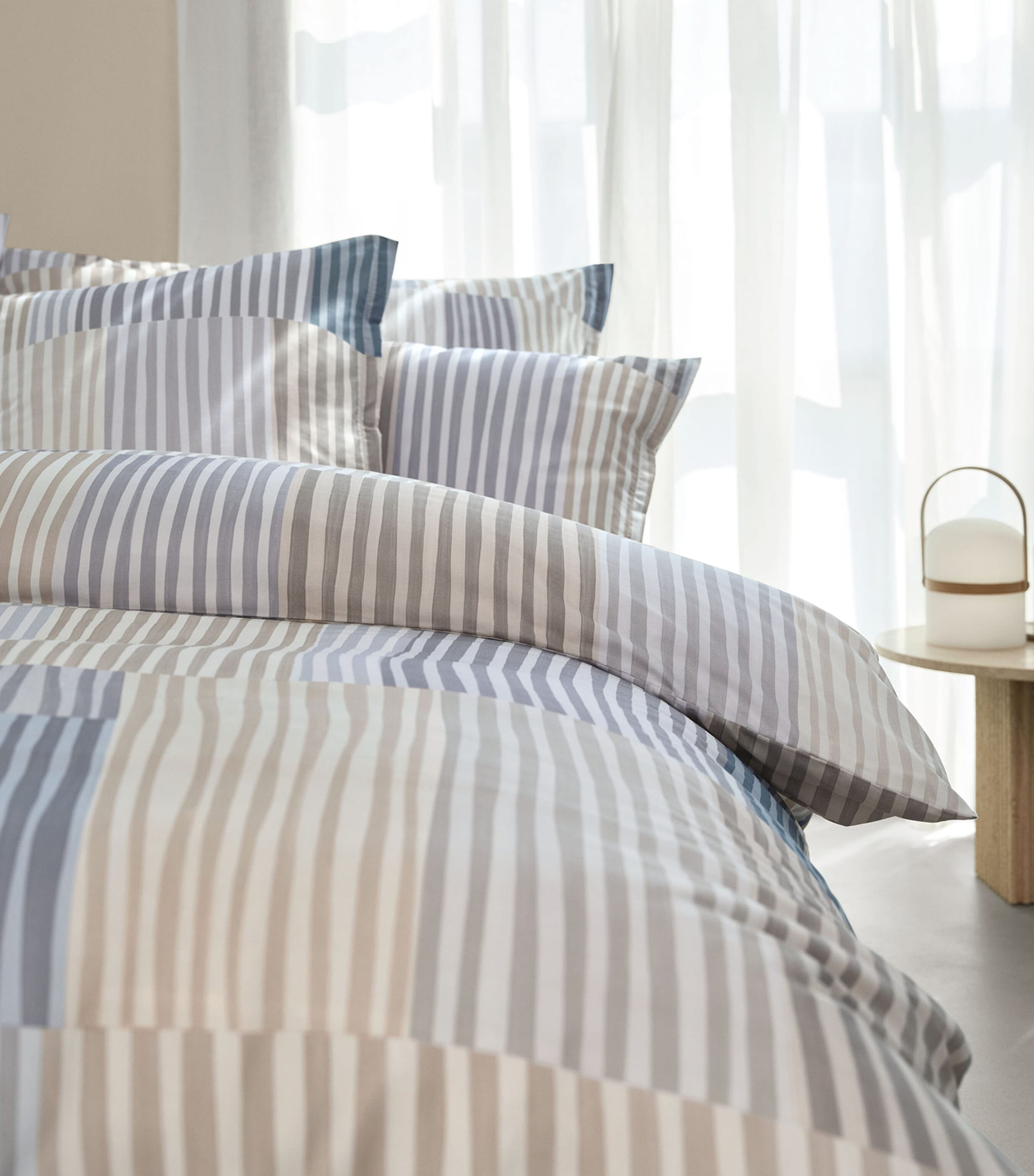 Schlossberg Cotton Melvin Super King Duvet Cover 260cm x 220cm (British brand)
