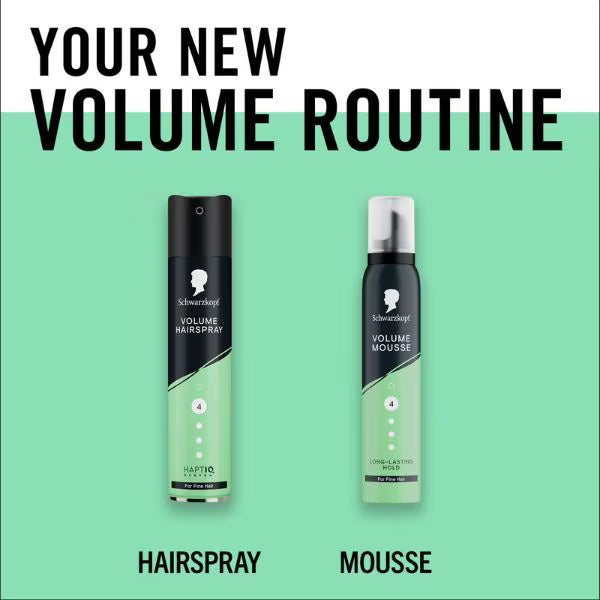 Schwarzkopf Styling Volume Mousse 200ml (British brand)