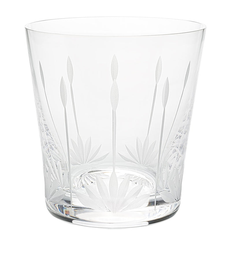 Set of 2 Weighted Crystal Tumblers 300ml