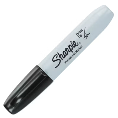 Sharpie black permanent markers 2 pack (British brand)