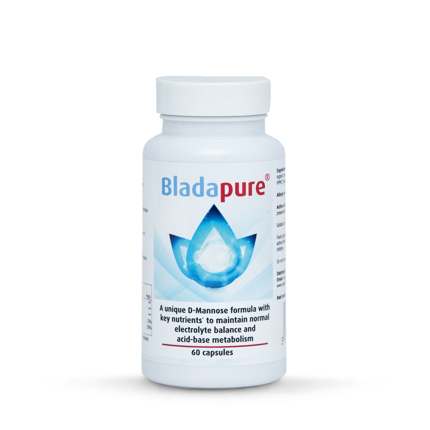 Bladapure D-Mannose 60 Capsule Pack - British product
