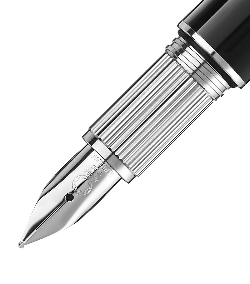 Montblanc StarWalker Doué fountain pen, platinum-plated, 13.5cm length, imported from the UK