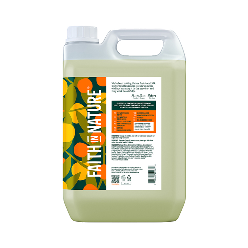 Faith In Nature Grapefruit Orange Shampoo 5L
