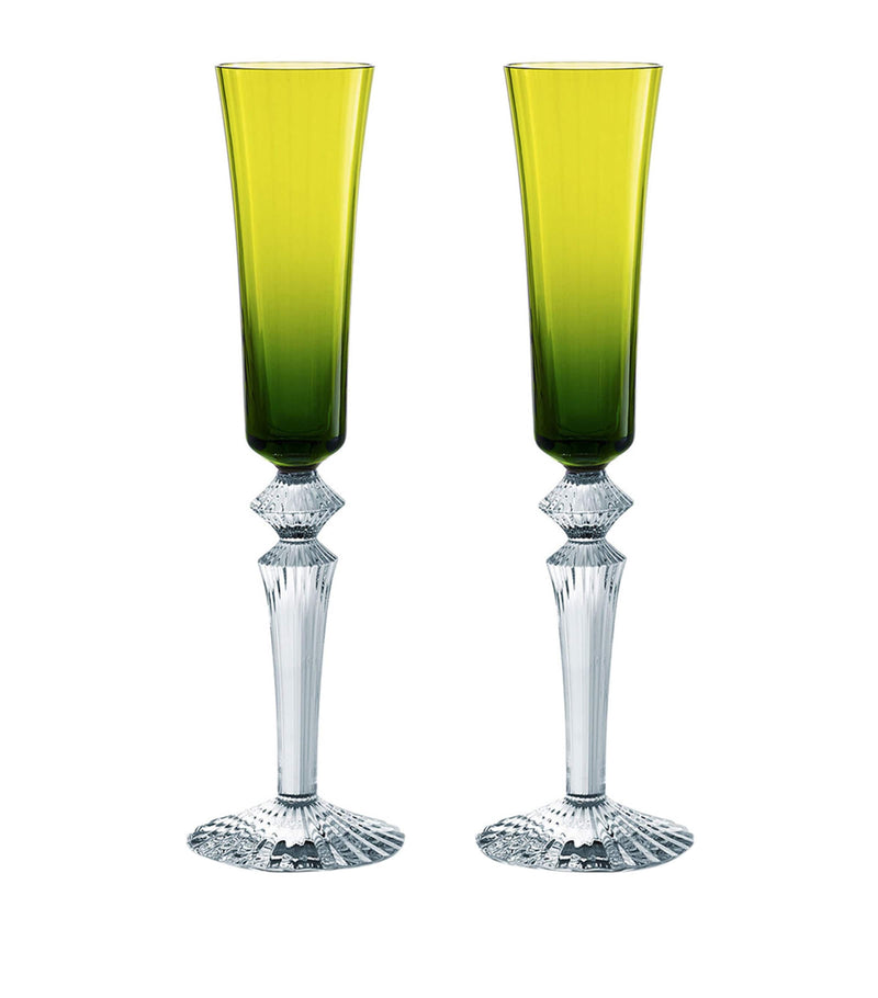 Baccarat Set of 2 Mille Nuits Champagne Glasses (170ml)