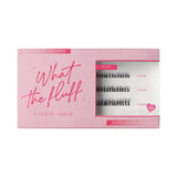 House of Amor false eyelashes fluff clusters (British brand)