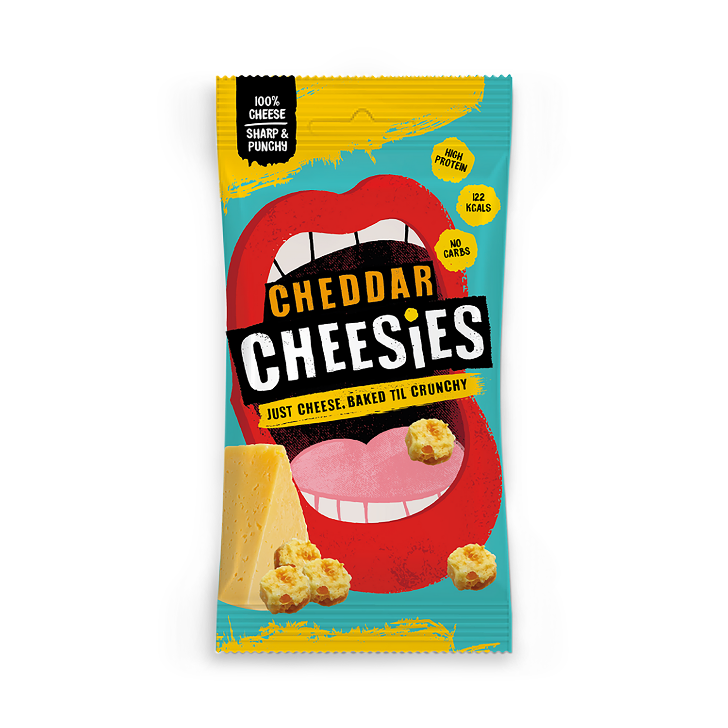 Cheesies Cheddar Crunchy Popped Cheese 60g