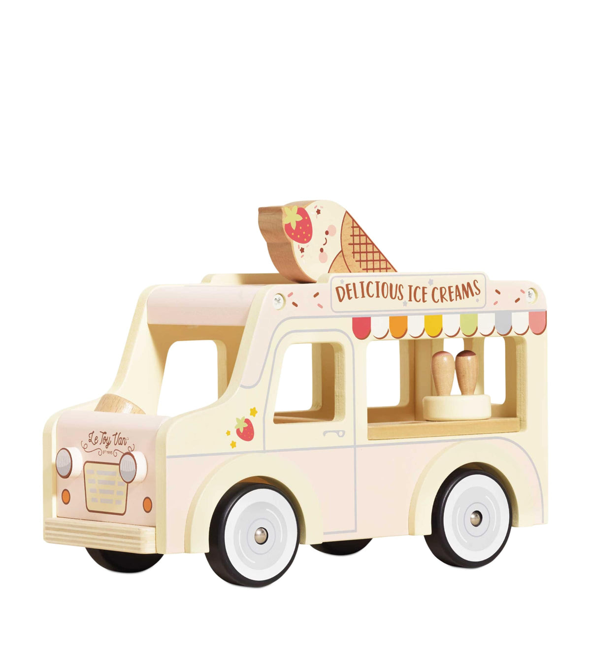 Le Toy Van wooden ice cream van toy, UK version