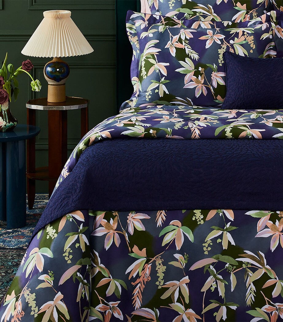 Yves Delorme Souvenir Encre Super King Bedcover 285cm x 250cm (British brand)