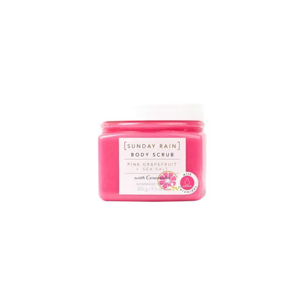 Sunday Rain Pink Grapefruit & Sea Salt Body Scrub (British brand)