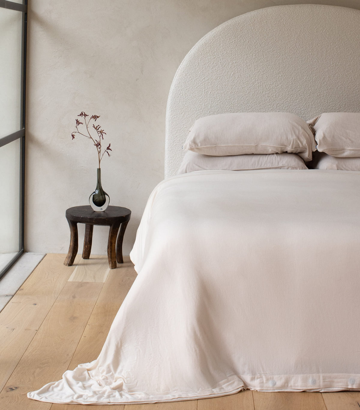 SHLEEP Merino Jersey Super King Fitted Sheet (180cm x 200cm)