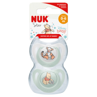 NUK Star Baby Dummy with carry case, imported from the UK