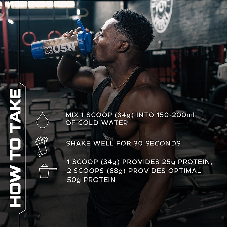 USN Blue Lab Whey Premium Protein Powder Strawberry 908g - McGrocer