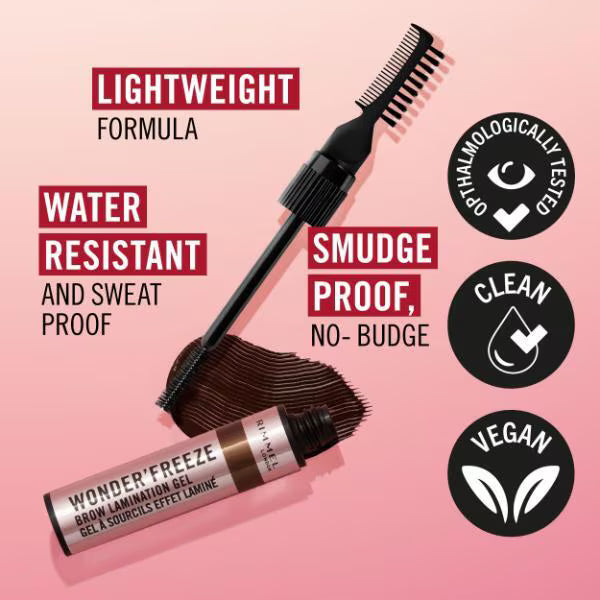 Rimmel Brow Lamination Gel Blond, imported from the UK