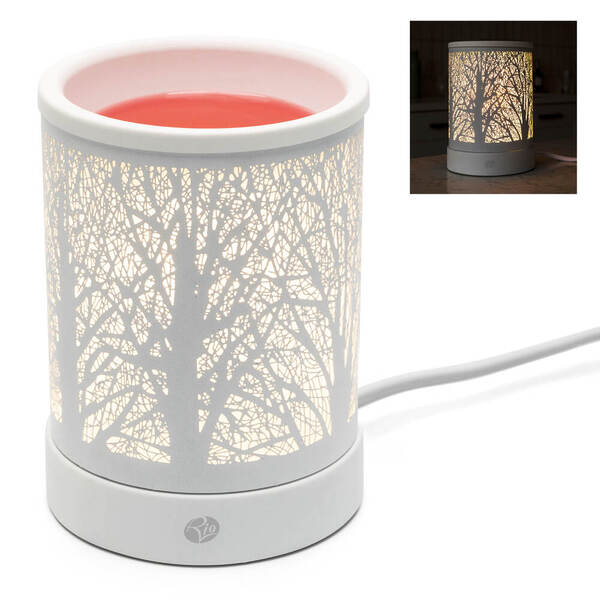 Rio Wax Melt Aroma Diffuser Lamp Forest Design, imported from the UK