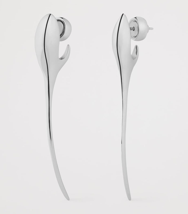 Givenchy spike silver-tone drop earrings, UK version