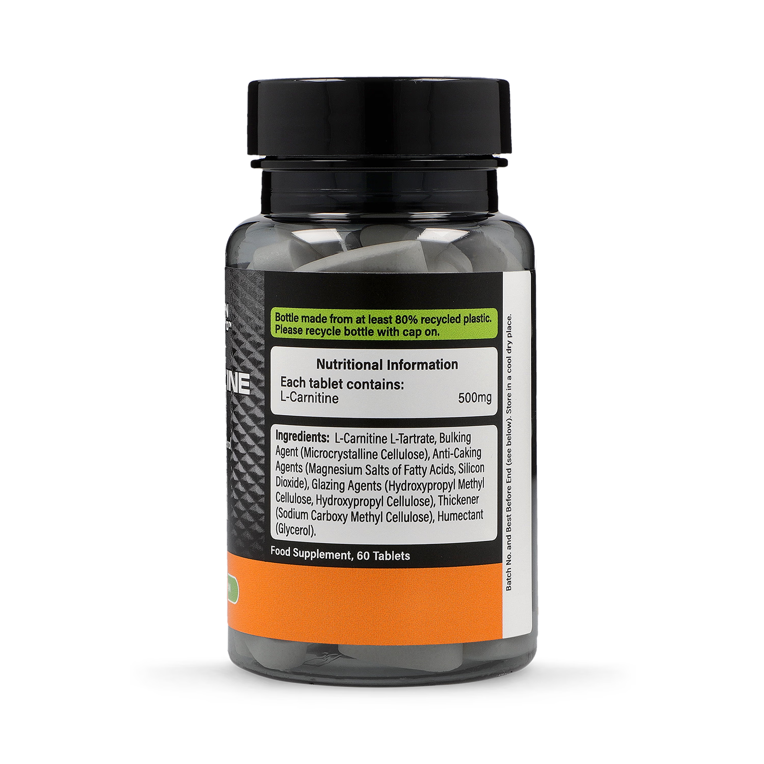 L-Carnitine 500mg 60 tablets , UK version
