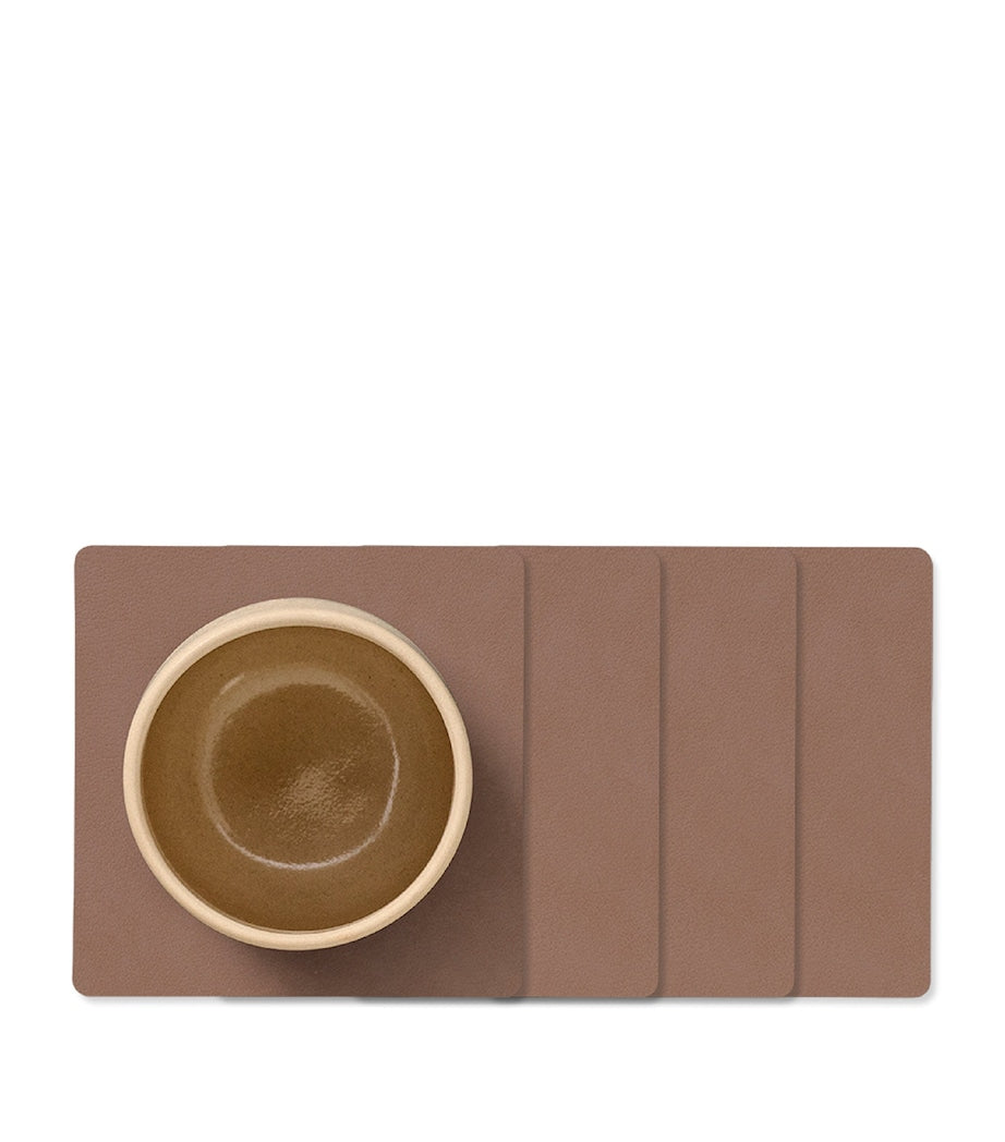 LIND DNA Square Nupo coasters set of 4, UK version