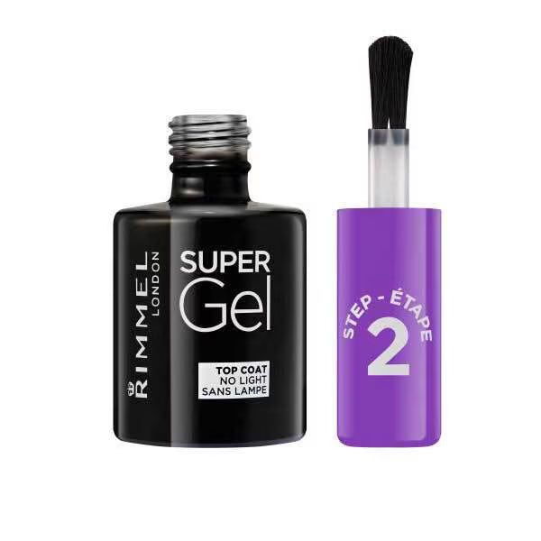Rimmel Super Gel Nail Polish Top Coat, imported from the UK