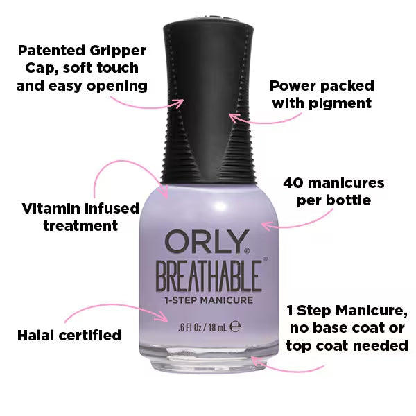 Orly Breathable Nail Polish Just Breathe 18ml - British product