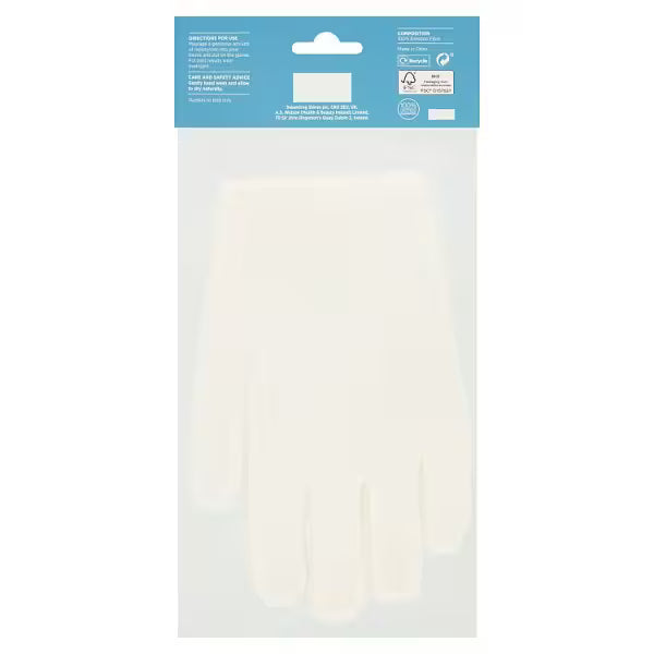 Superdrug Bamboo Moisturising Gloves for treating hands (British brand)