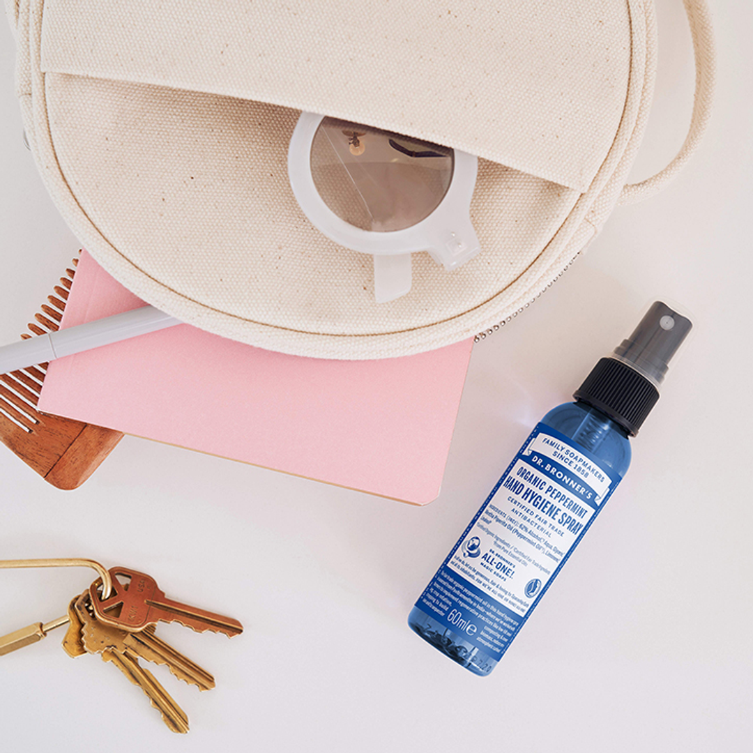 Dr Bronner Organic Peppermint Hand Hygiene Spray 60ml