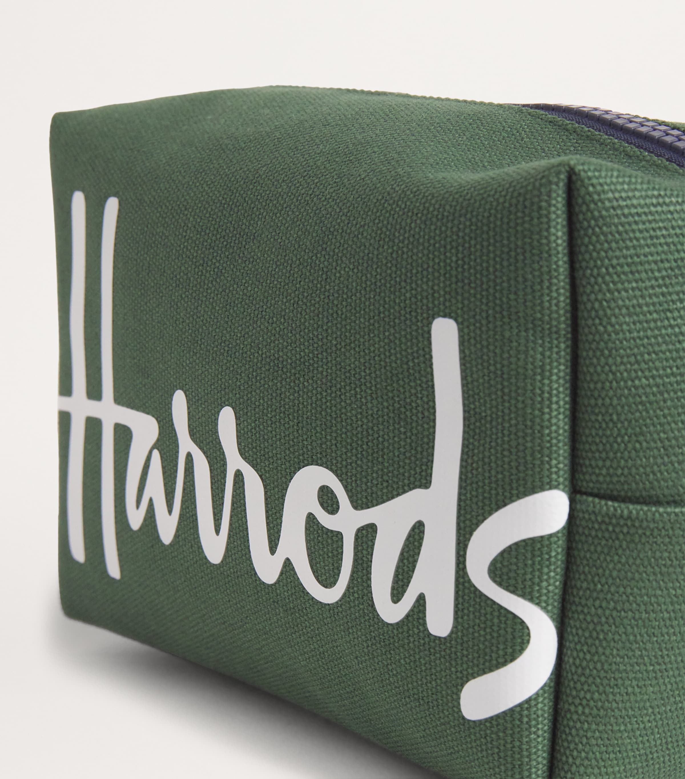 Harrods Cotton Logo Cosmetics Bag