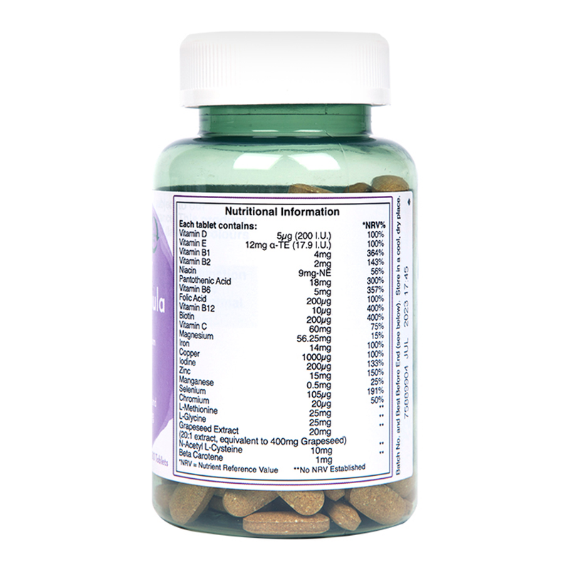 Holland Barrett Skin Hair Nails Formula 180 Tablets
