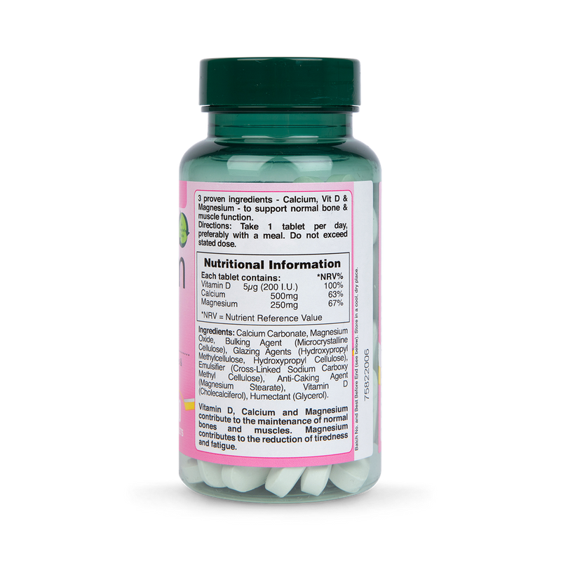 Holland Barrett Calcium Magnesium Vitamin D 60 Tablets