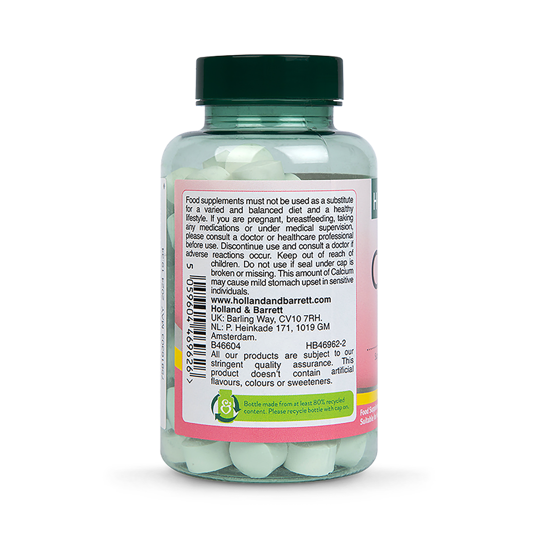 Holland Barrett Chewable Calcium Vitamin D 90 Tablets
