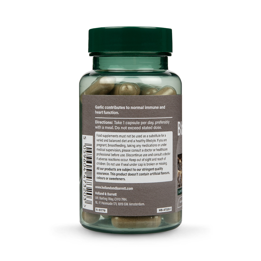 Holland Barrett Black Garlic 6000mg 60 Capsules