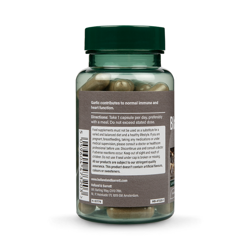 Holland Barrett Black Garlic 6000mg 60 Capsules