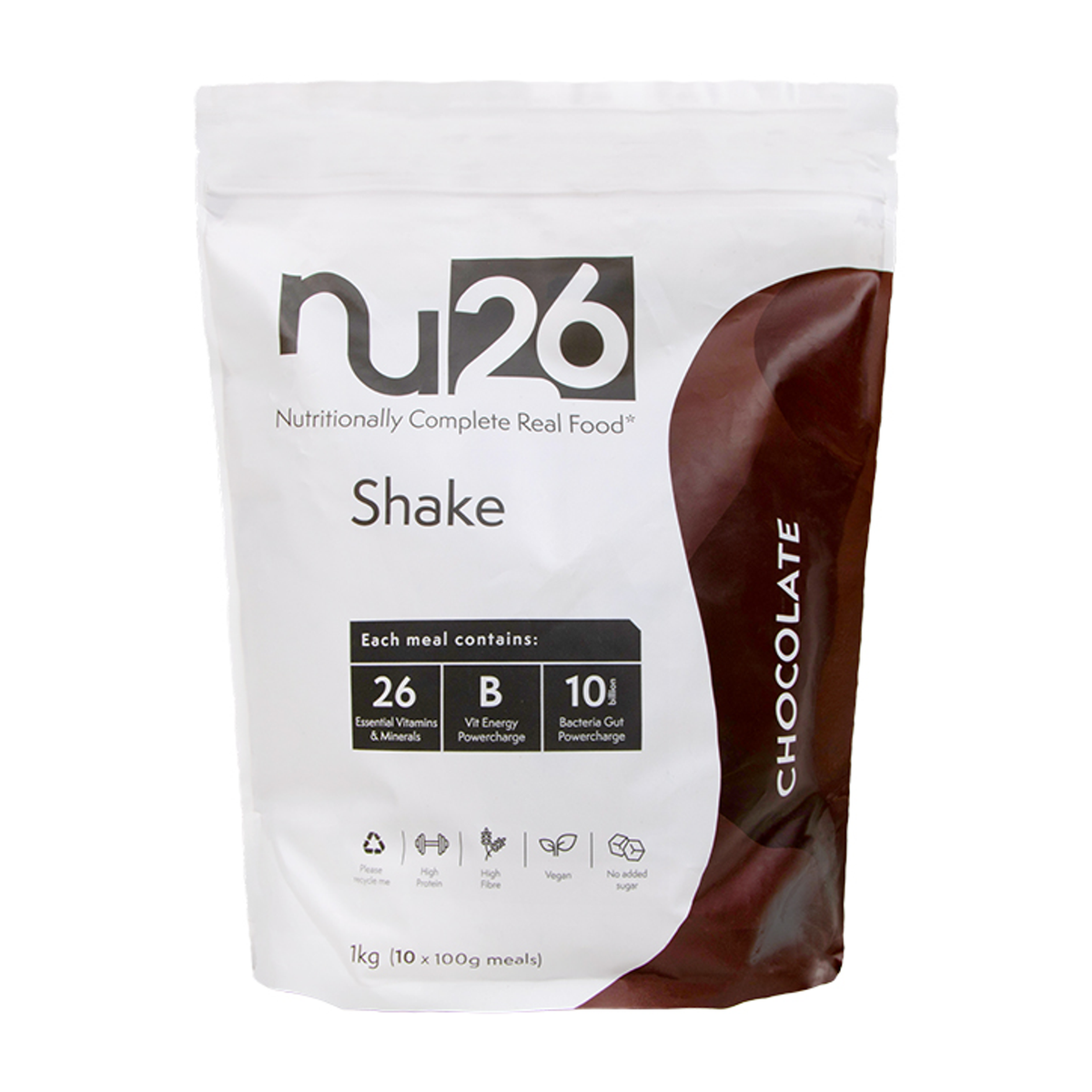 NU26 Nutritionally Complete Real Food Raspberry Shake 1kg