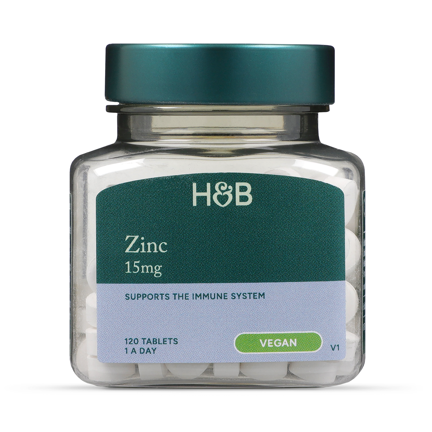 Holland & Barrett Zinc 15mg 60 Tablets - 999114