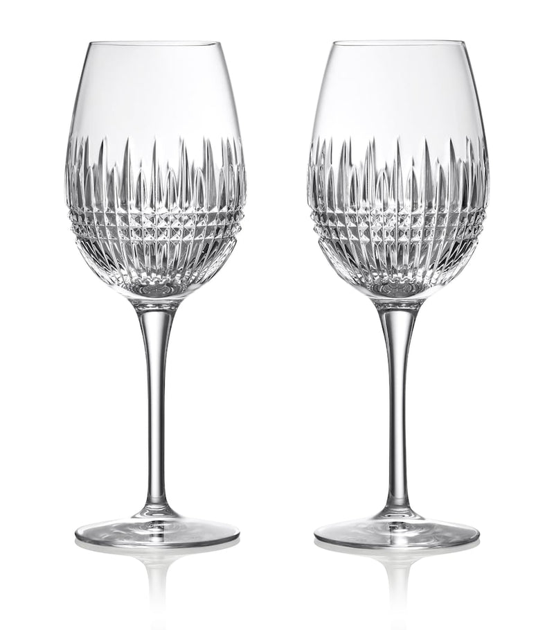 Waterford Lismore Diamond Essence goblet glasses 660ml (British brand)