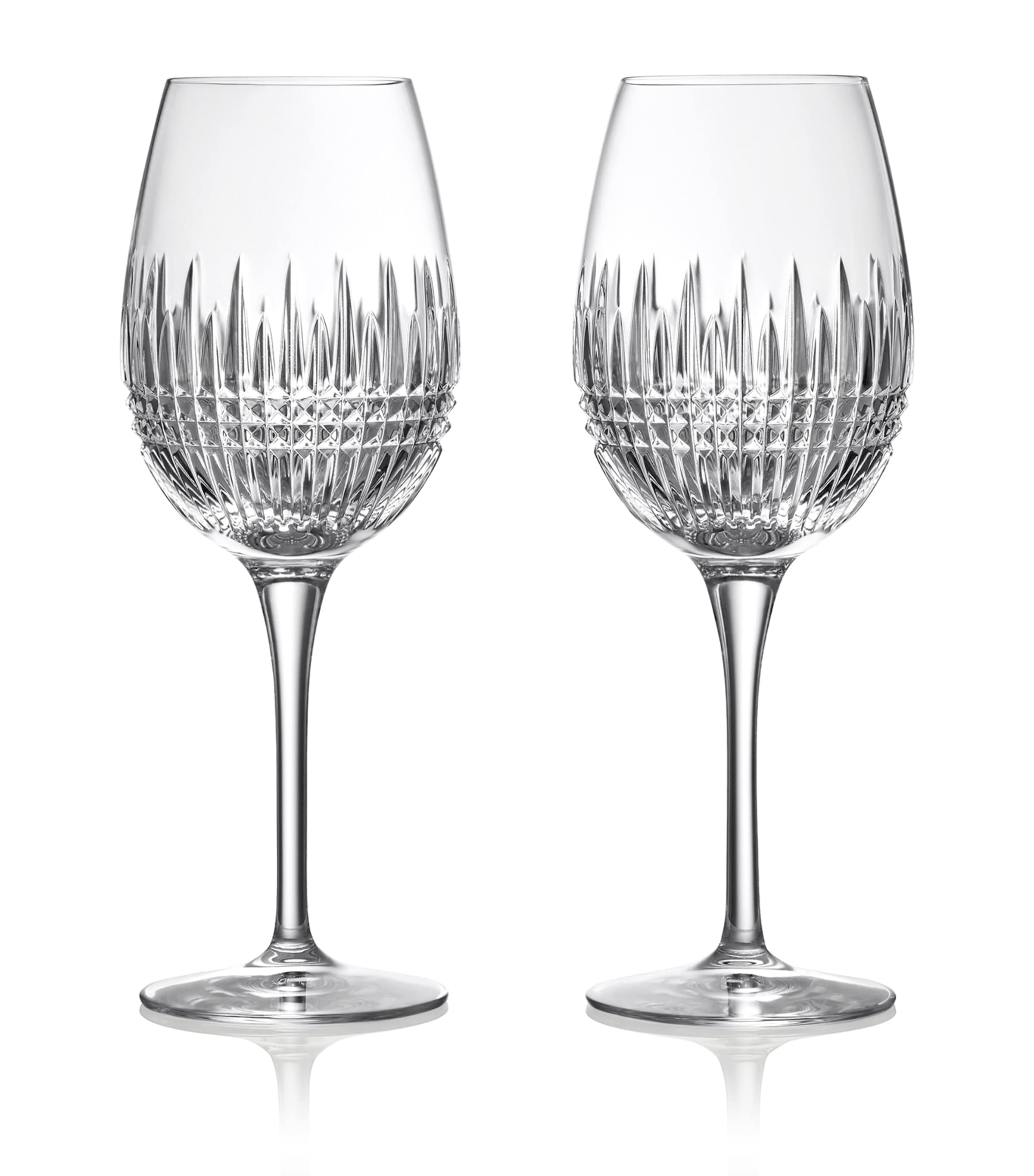 Waterford Lismore Diamond Essence goblet glasses 660ml (British brand)