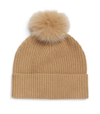 Yves Salomon Enfant Cashmere Pom-Pom Beanie (British brand)