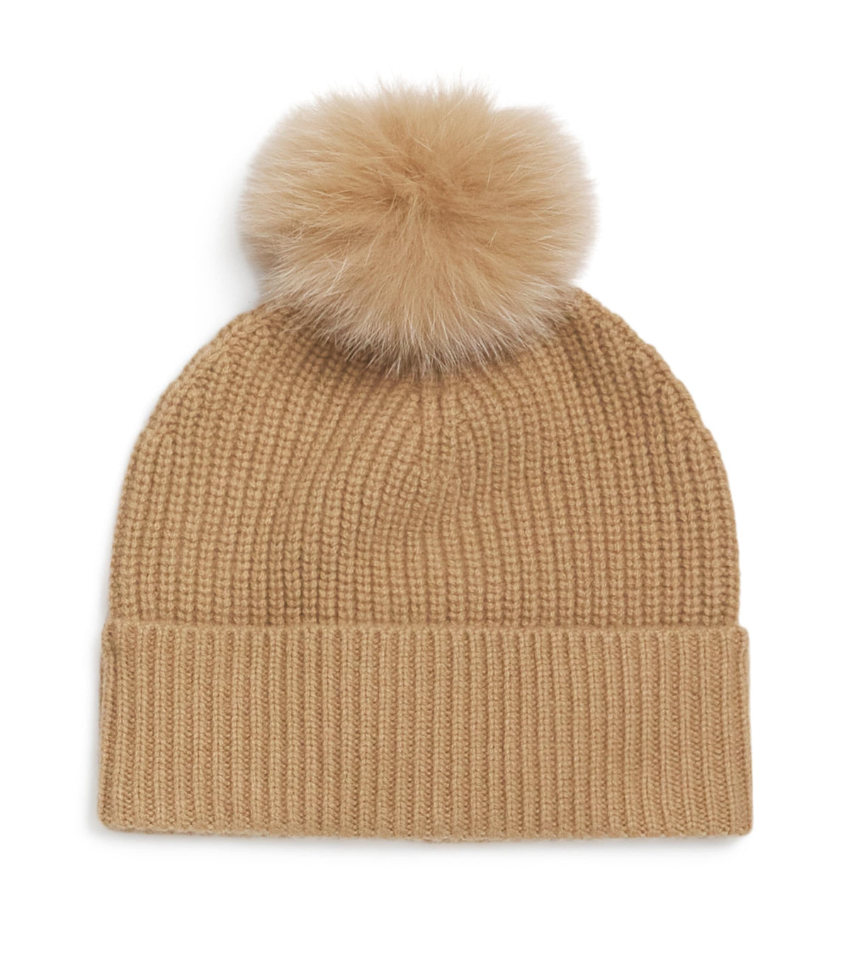 Yves Salomon Enfant cashmere pom-pom beanie for children (British brand)