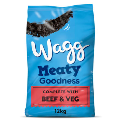 Wagg beef dinner dog food 12kg (British brand)