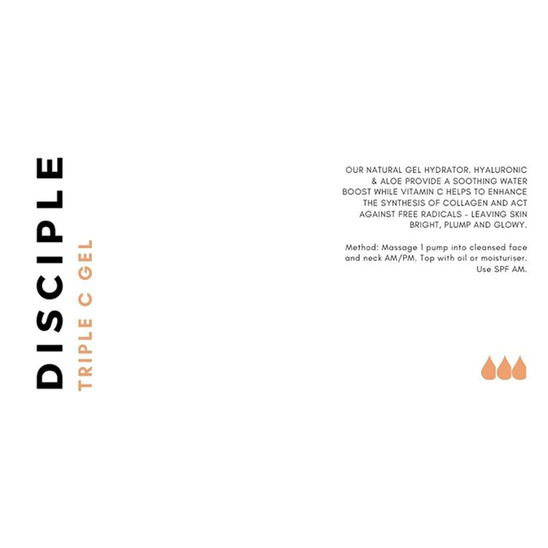 Hydrating Gel Serum with Vitamin C and Hyaluronic Acid 50ml