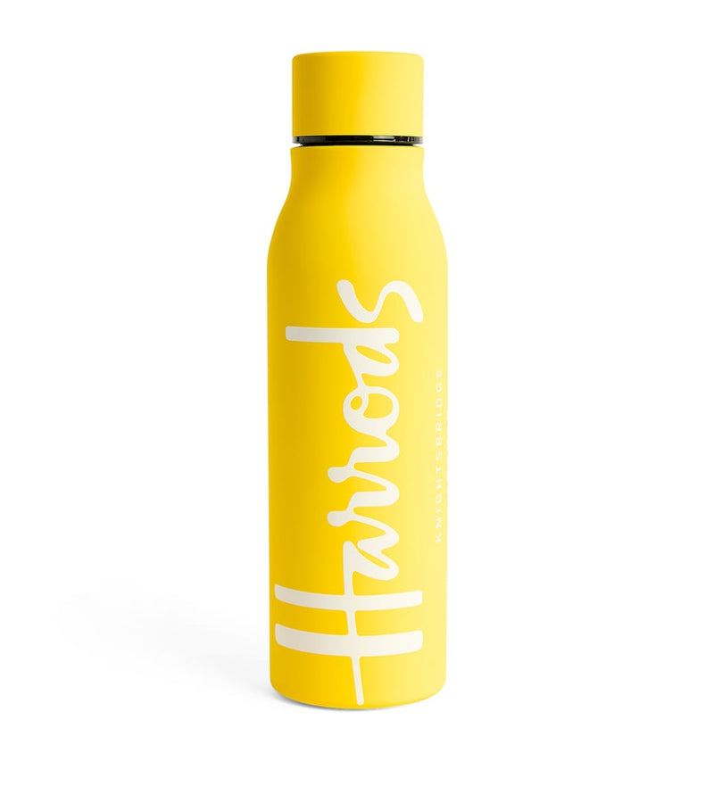 Slender Metal Water Bottle with Non-Slip Sleeve 23cm
