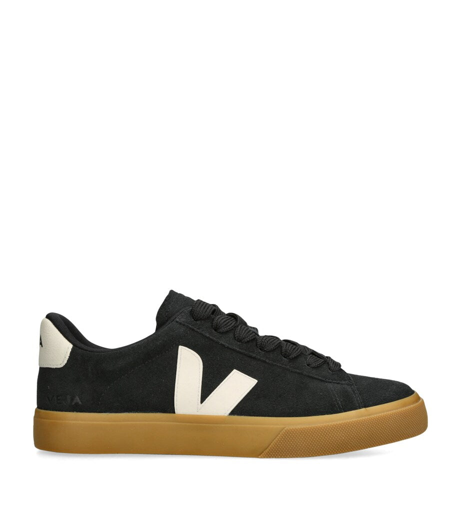 VEJA Campo leather low-top sneakers with fabric lining and rubber sole (British brand)