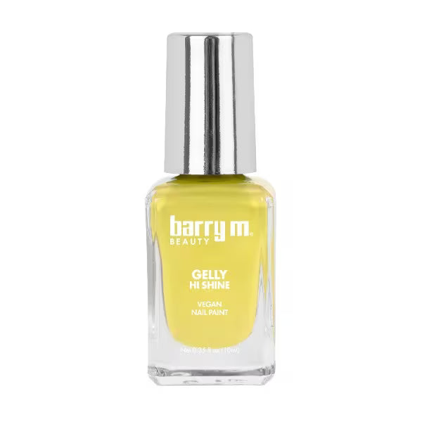 Barry M Gelly Hi Shine Nail Paint Yellow - British product
