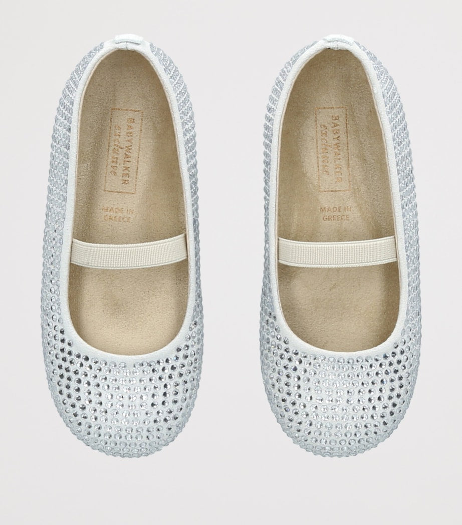 BabyWalker Leather Embellished Mary Janes baby shoes - British product