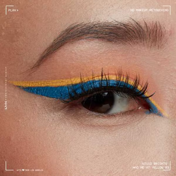 NYX Vivid Brights Liquid Eyeliner Yellow (British brand)