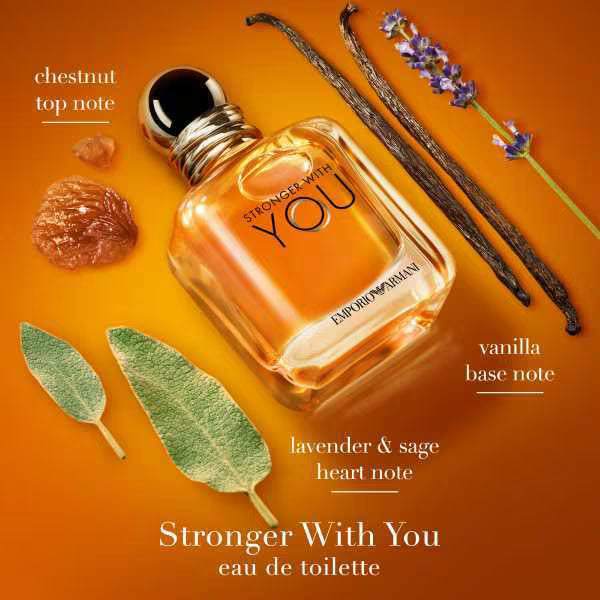 Emporio Armani Eau De Toilette Stronger With You 150ml (British brand)