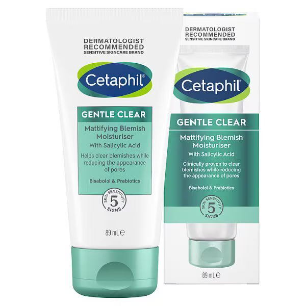 Cetaphil Gentle Clear Mattifying Moisturiser 89ml - British product